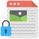 Content Protection Webpage Icon