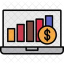 Content Revenue Bar Chart Sales Chart Icon