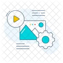 Content Review Ai Summarizer Summary Automation Icon