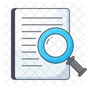 Content Search Content Analysis Document Search Icon