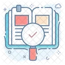 Search Book Book Finding Keyword Research Icon