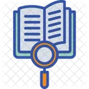 Content Search Book Content Icon