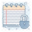 Content Security Data Locked Data Protection Icon