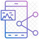 Content Sharing File Sharing Data Transfer Icon