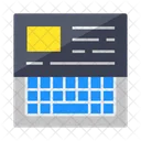 Typing Content Typing Content Icon