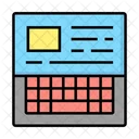 Typing Content Typing Content Icon