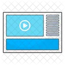 Content video  Icon