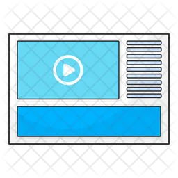 Content video  Icon