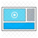 Content video  Icon
