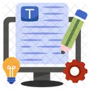 Content Writing Article Writing Writing Icon
