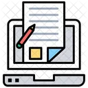 Content Writing Blogging Icon