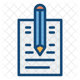 Content Writing Icon Of Colored Outline Style Available In Svg Png Eps Ai Icon Fonts