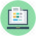 Website Blogging Web Developing Icon