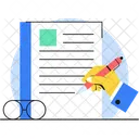 Content Writing Writing Note Icon