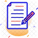 Content Writing Paper Pen Icon