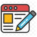 Content Writing  Icon