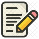 Edit Writing Content Icon