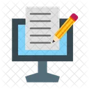 Content Writing Article Writing Blogging Icon