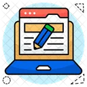 Content writing  Icon