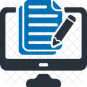 Content Writing Writing Content Icon