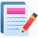 Content Writing Edition Icon