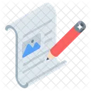 Content writing  Icon