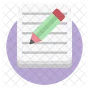 Blog Content Writing Journal Icon