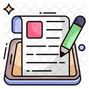 Content Writing Article Writing Writing 아이콘