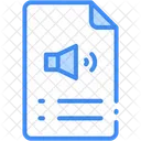 Conteudo De Audio Icon