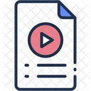 Conteudo De Video Icon