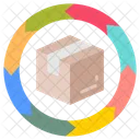 Continuous Delivery Package Parcel Icon