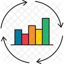 Continuous Improvment Process Optimization Performance Tracking Icon
