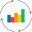 Continuous Improvment Process Optimization Performance Tracking Icon