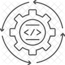 Continuous Integration Thinline Icon Icon