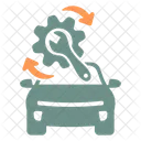 Continuous Service Car Automobile Icon