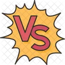 Versus Batalha Partida Ícone