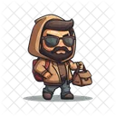 Cazador Asesino Hombre Icono
