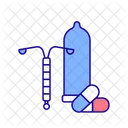 Contraception Method Pregnancy Prevention Birth Control Icon