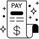 Contracheque Comprovante De Salario Extrato De Salario Ícone