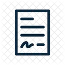 Document Contract File Icon