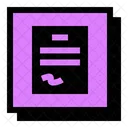 Contract Business Essential Interface Icon