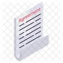 Contract Agreement Signature Icon