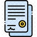 Contract Agreement Documentation Icon