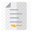 Contract Agreement Document Icon