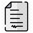 Contract Agreement Document Icon