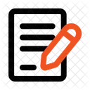 Contract Agreement Document Icon