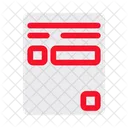 Contract File Document Icon