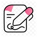 Contract Business Document Icon