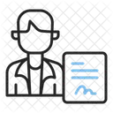 Contract Person Document Icon