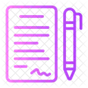 Contract Money Icon